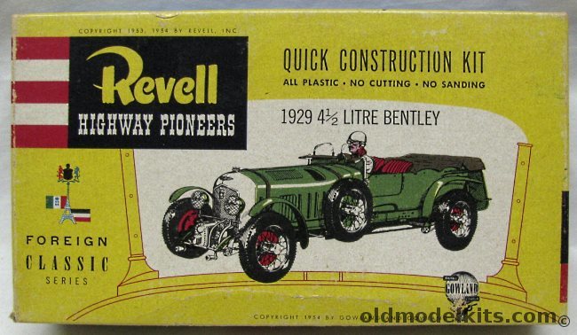 Revell 1/32 1929 4 1/2 Liter Bentley - Highway Pioneers Foreign Classic Series, H63-89 plastic model kit